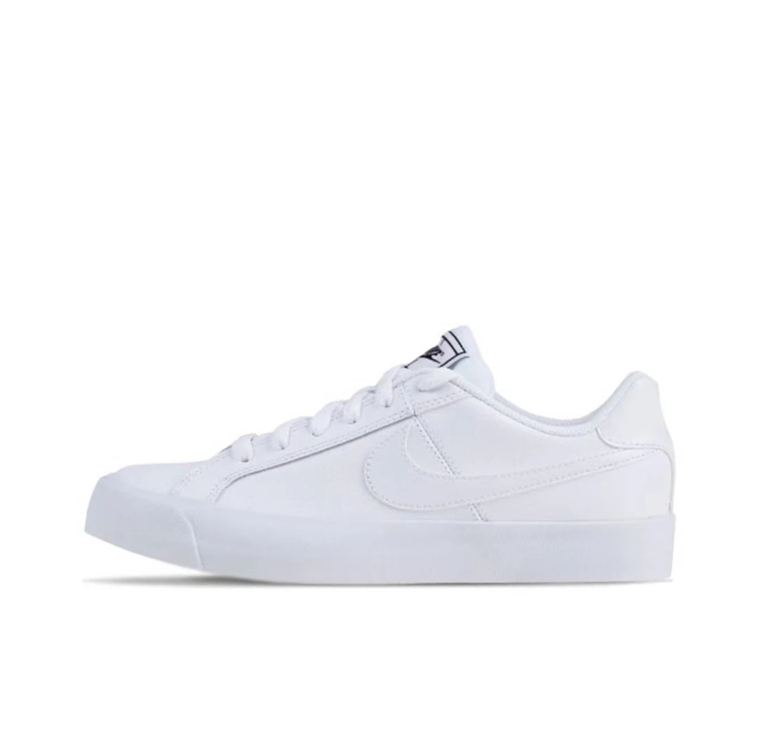 【断码清货】耐克NikeCourt Royale AC纯白运动低帮板鞋AO2810-102