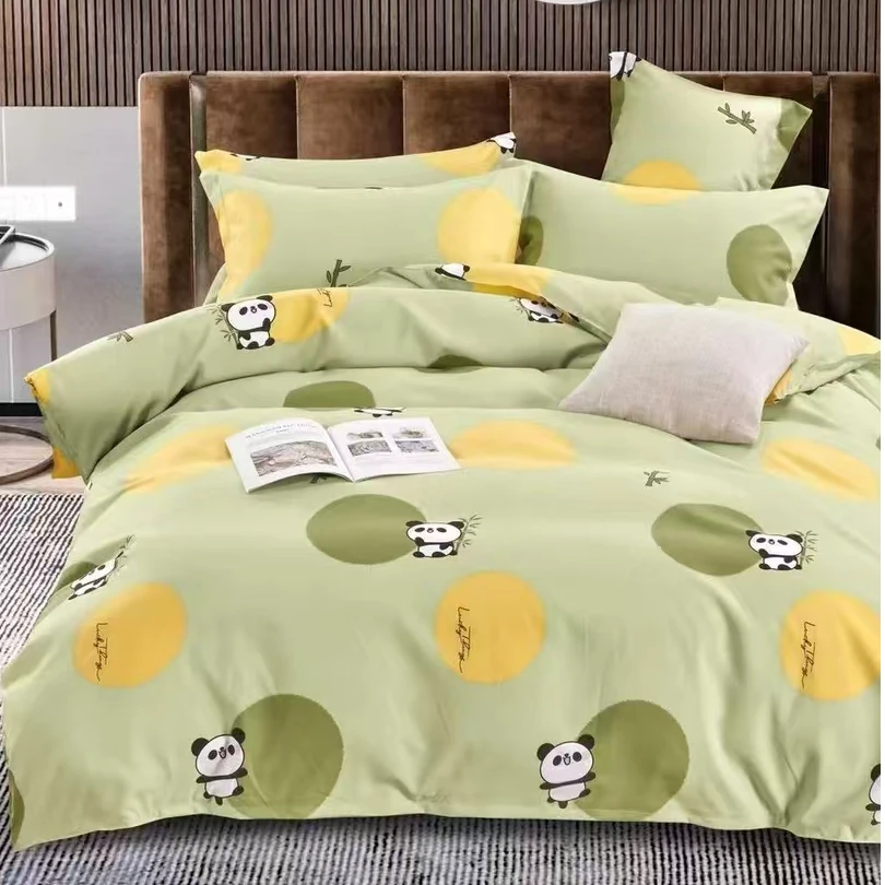 【双人床单小竹熊】加厚棉牛奶绒保暖秋冬新款双人床单-小竹熊