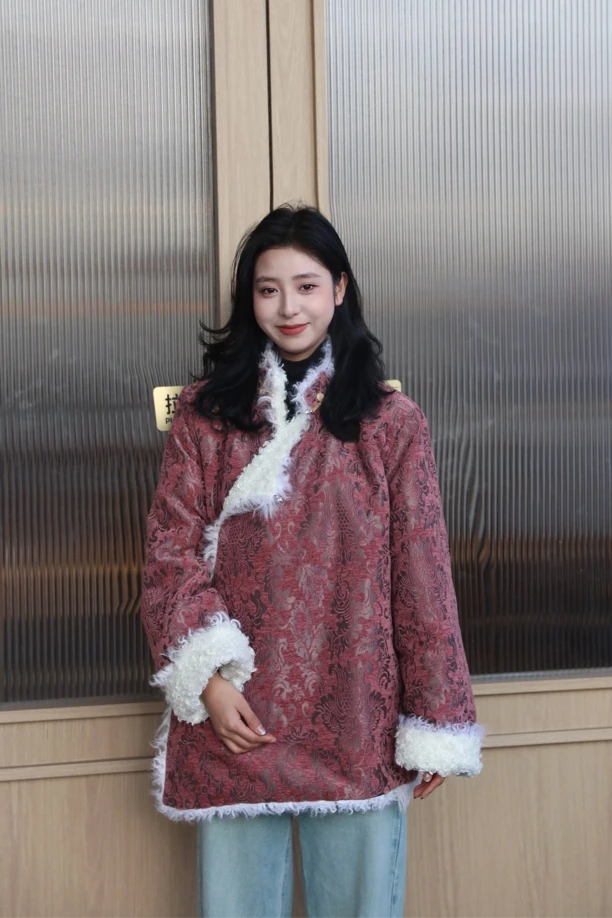 上新雪尼尔仿羊绒大版型外套 160斤以下穿～