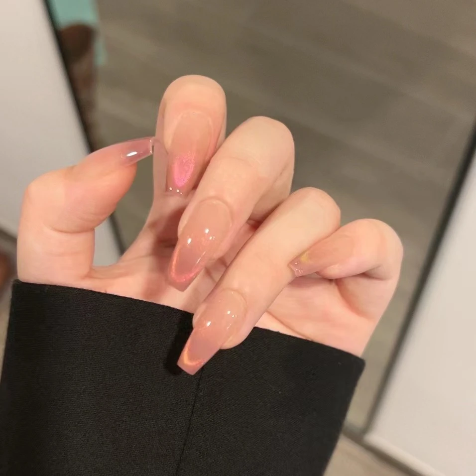 【多巴胺猫眼】纯手工穿戴甲多色气质猫眼美甲贴片