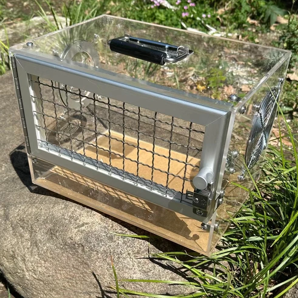 龙猫亚克力小笼子适合外带相亲育婴应急约2.5kg尺寸32x22x22厘米