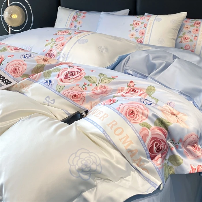 【提醒开价】60全棉纯棉宽边四件套