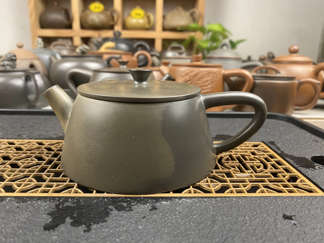 霸王瓢 亮光窑变壶 素器 容量170cc 广西钦州聚云居坭兴陶工作室
