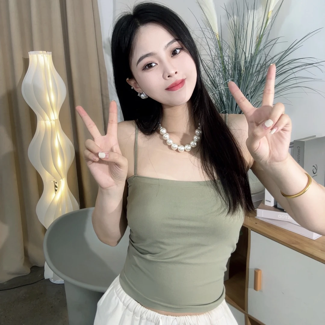 尊态夏季女士吊带背心抹胸透气内搭韩版打底百搭显瘦露肩网红美背