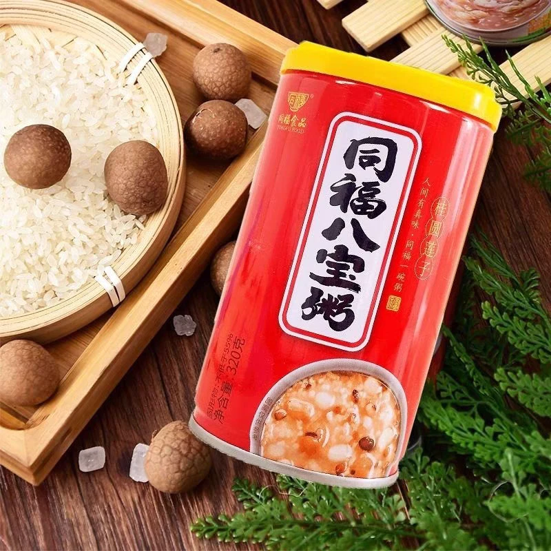 同福食用桂圆莲子粥十一开学旅游早餐粥速食粥即食食品老少皆宜