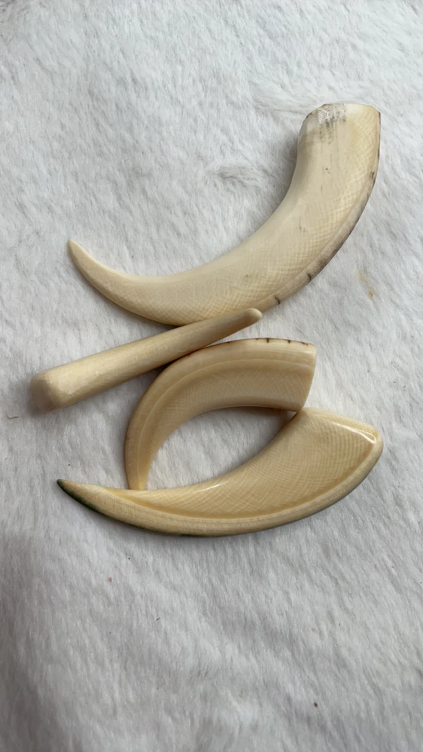 猛犸象牙牙尖小配饰吊坠