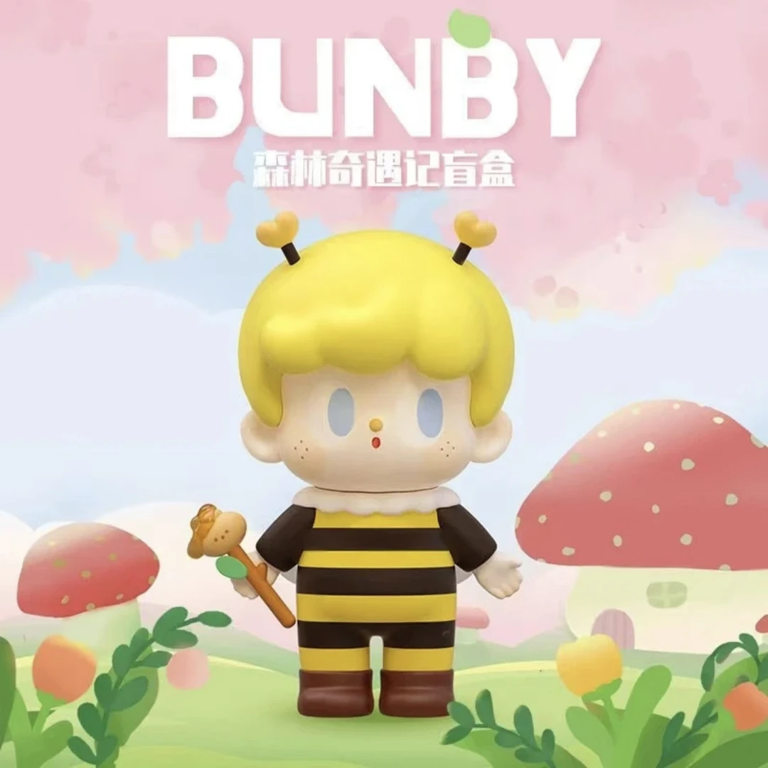 【拆盒】正版BUNBY森林奇遇记可爱盲盒潮玩手办盲盒直播饰品PVC