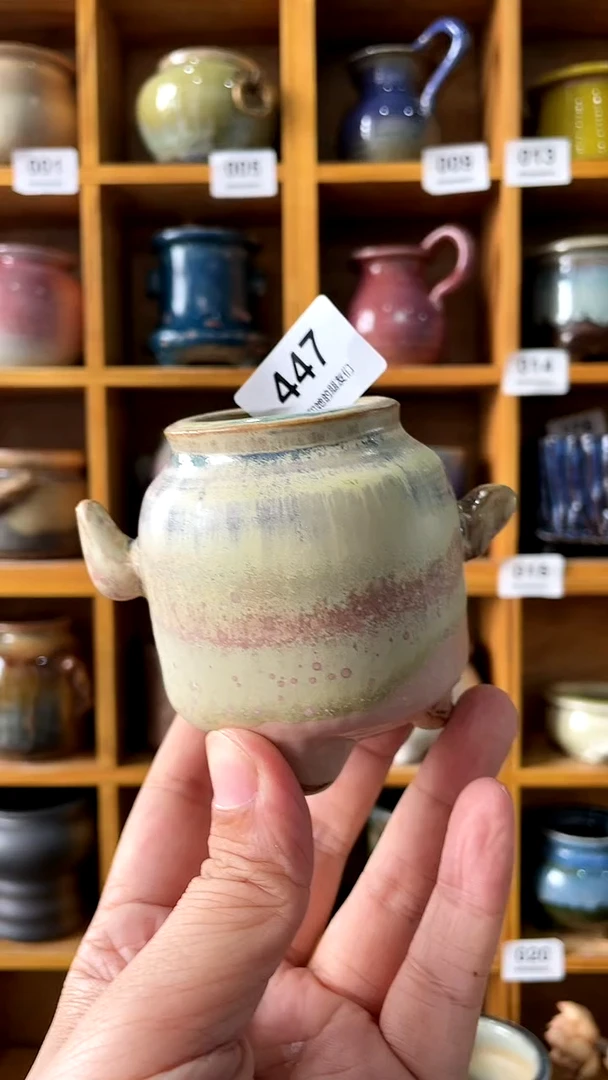 【闪购商品】陶20CM以下447 内口4【喵喵推荐多肉盆】