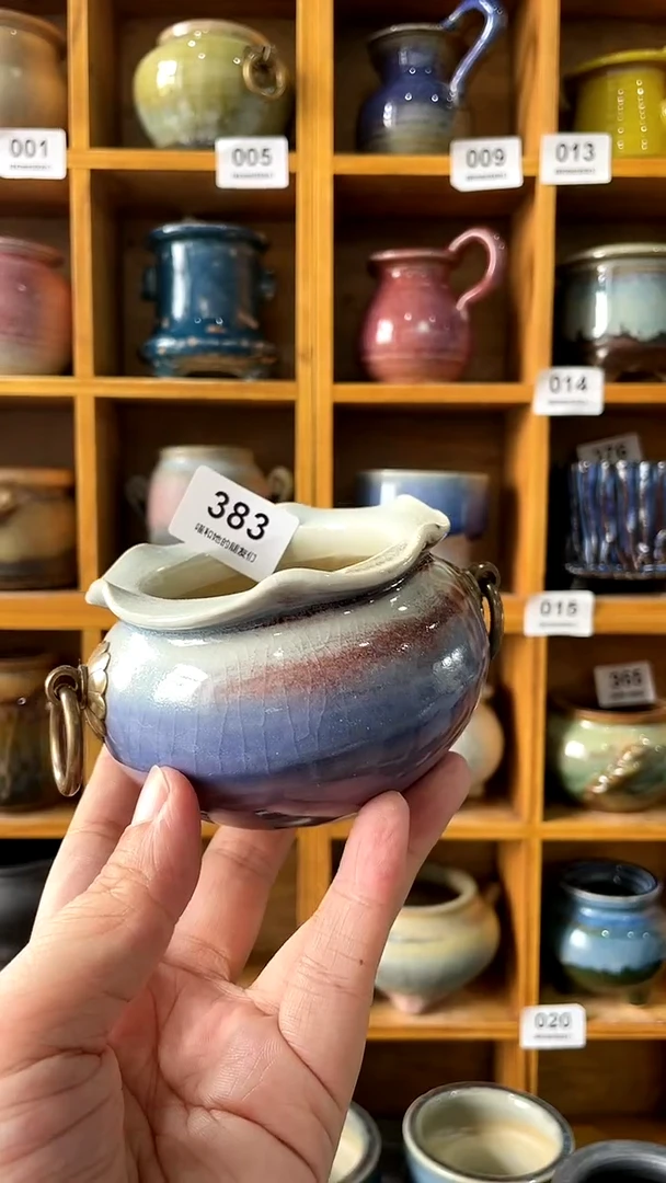 【闪购商品】陶20CM以下383 内口6【喵喵推荐多肉盆】