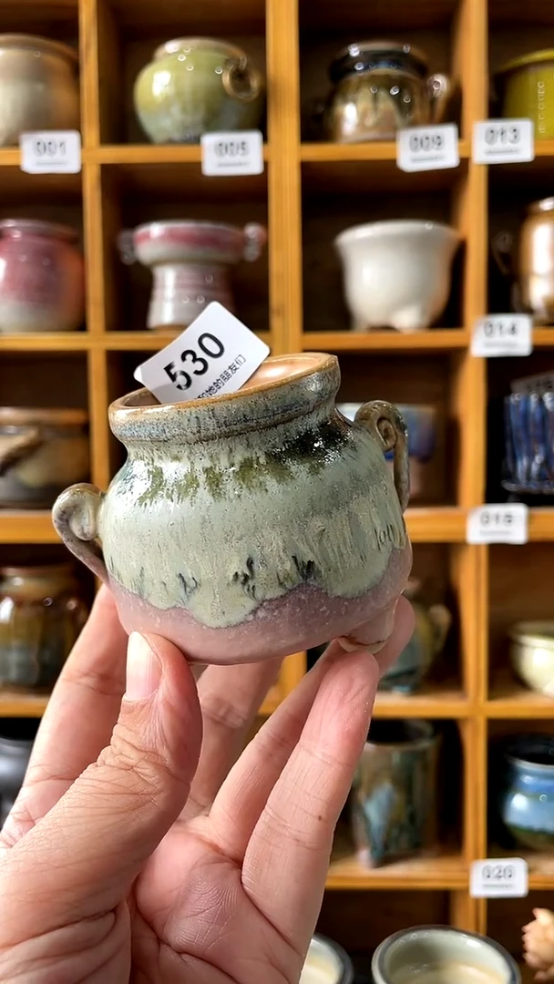 【闪购商品】陶20CM以下530 内口4.5【喵喵推荐多肉盆】