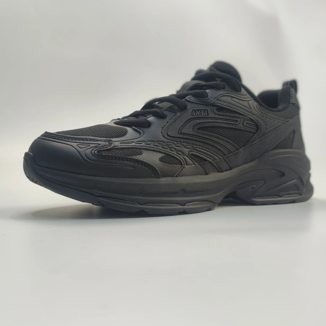 安踏男鞋2024秋季新款潮流网面运动鞋子透气休闲鞋百搭轻便老爹鞋