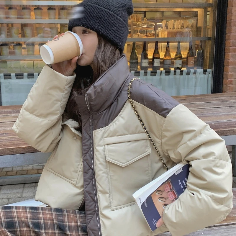 2025年新款棉服女冬短款宽松加厚小个子外套皮衣韩版棉袄时尚棉袄