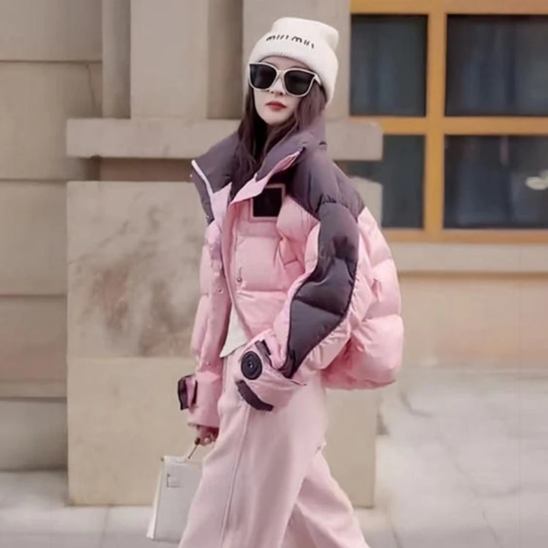 2025年新款羽绒棉服女冬短款宽松加厚棉衣潮流面包服时尚休闲外套