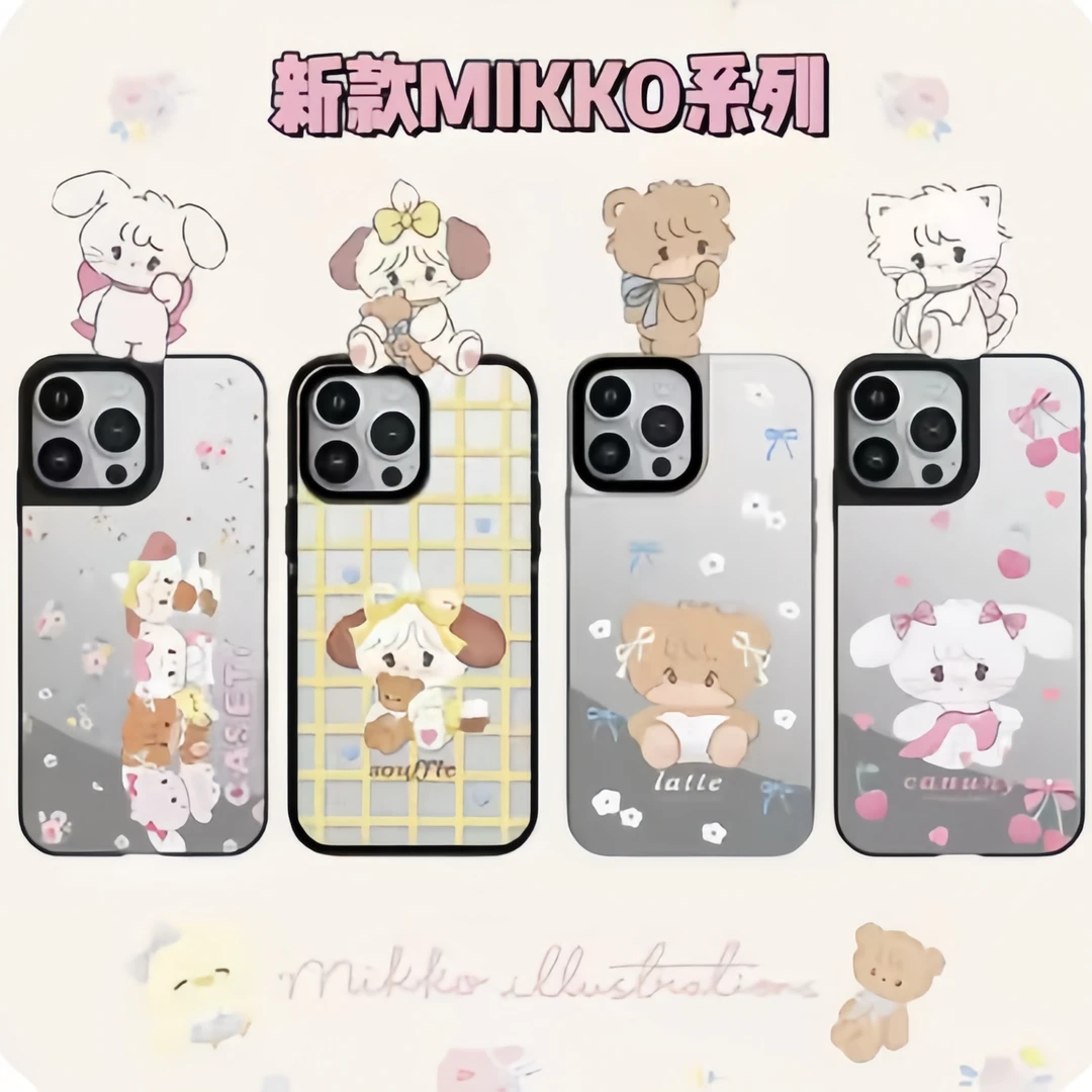 【mikko】联名镜面亚克力16Pro手机壳苹果15/14/13/12/11情侣创意