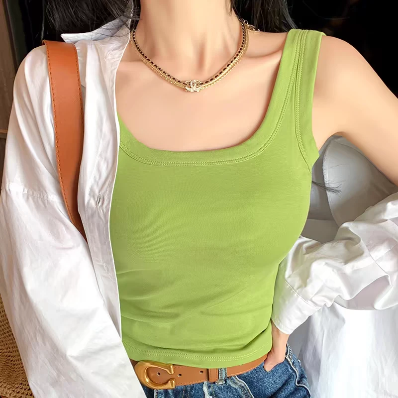 时尚潮流吊带背心（清火茶）