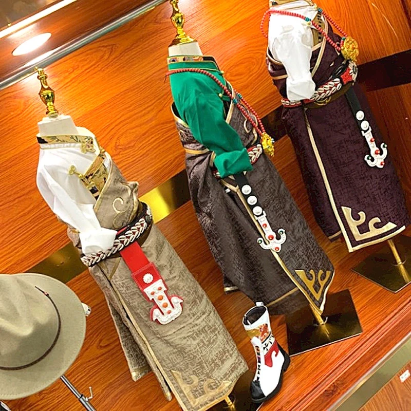 儿童女款奢华藏袍#女童藏袍#儿童单件藏服#品质重工艺藏袍