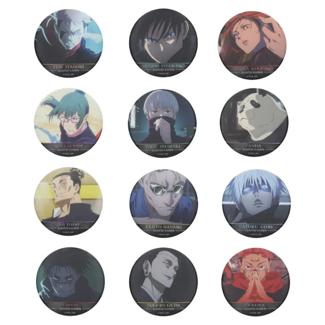 咒术回战  五弹浮雕吧唧徽章（默认代拆）