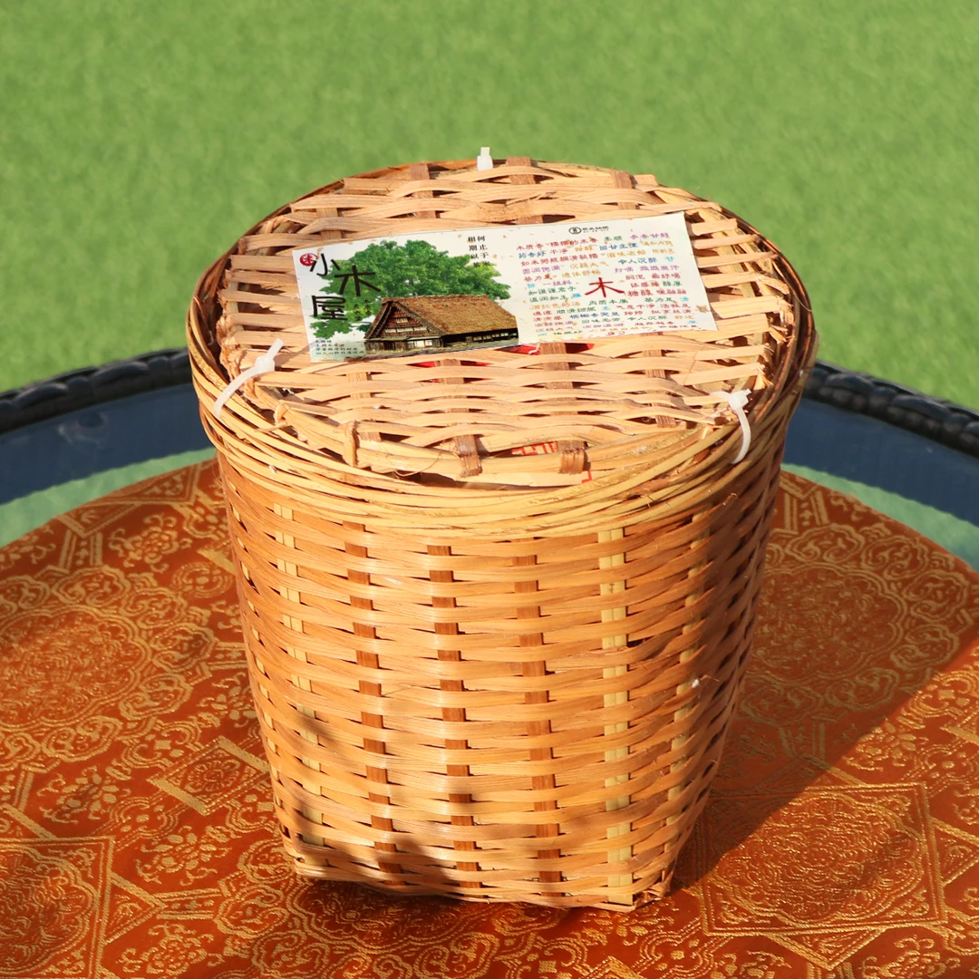 小木屋 2010一公斤+1.8L大焖壶组合装 六堡茶 黑茶