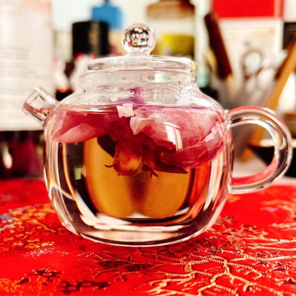 150ml迷你玻璃小茶壶 透明玻璃过滤功夫茶壶 器皿