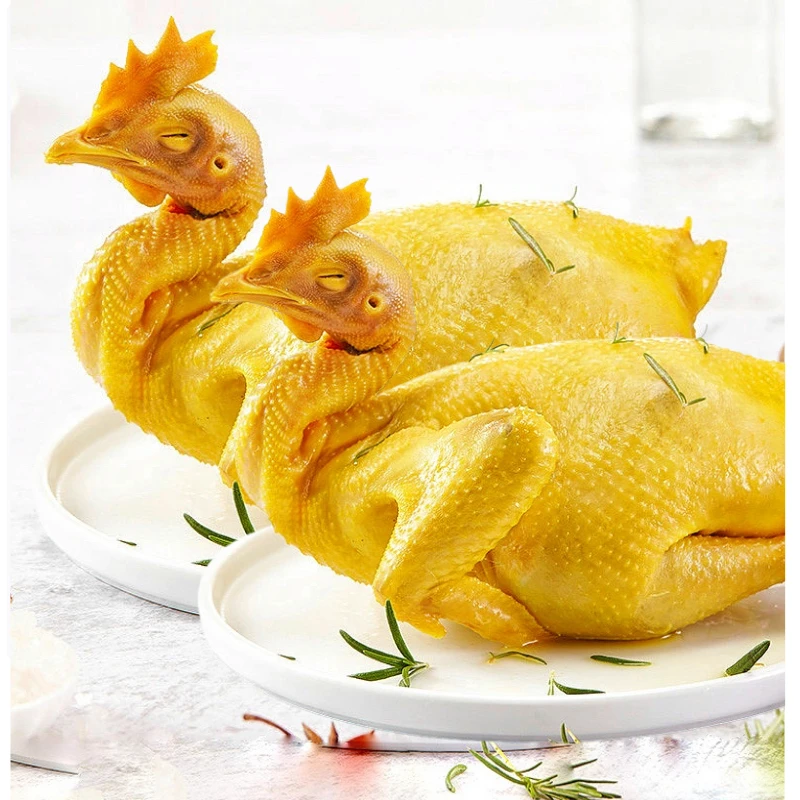 农家古法制五指毛桃盐焗鸡 现杀现做 熟食 手撕真空包装