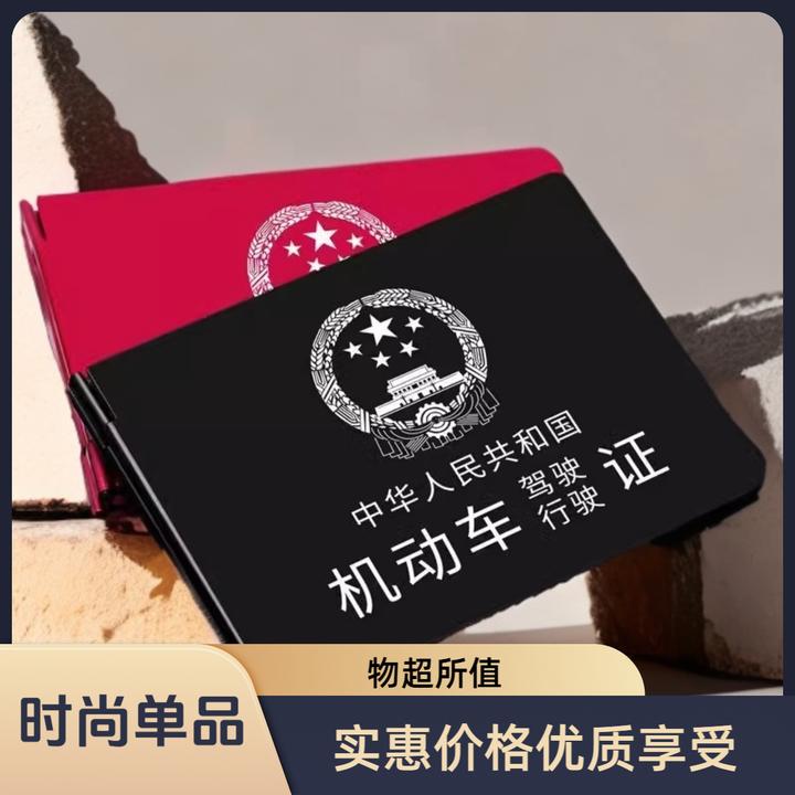 时尚高档机动车驾驶证行驶证二合一卡套保护套便携耐磨耐用多卡位