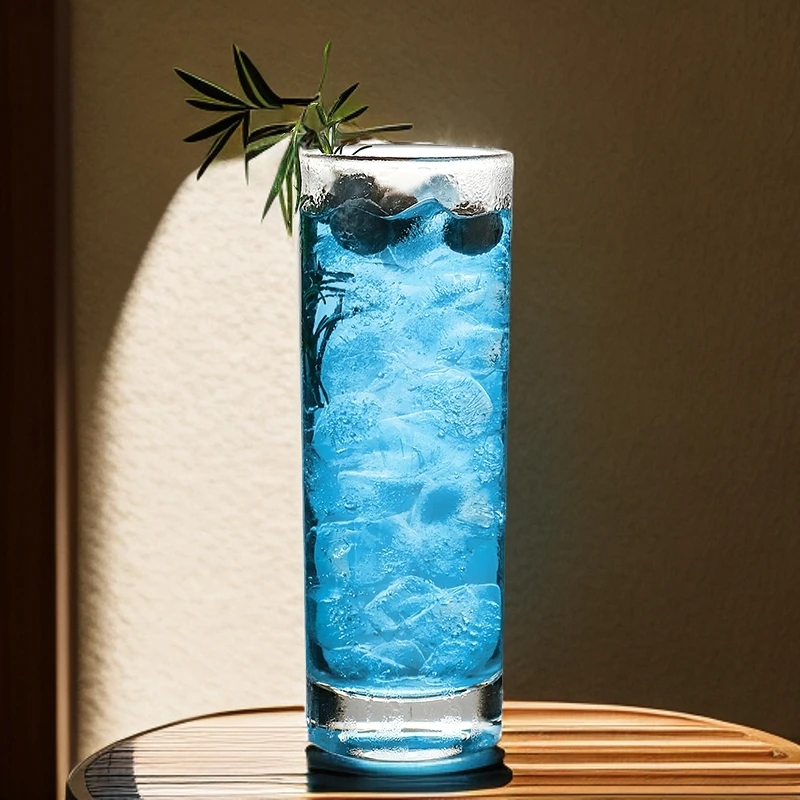 鸡尾酒杯日式直身杯柯林杯高球海波杯长岛冰茶玻璃杯长饮杯长酒杯