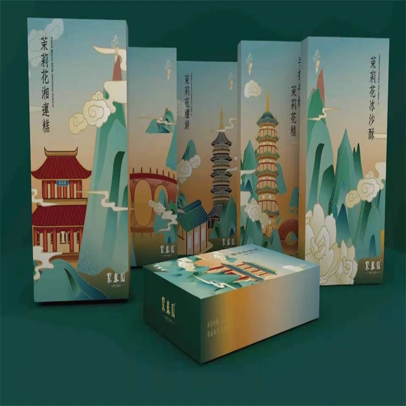 聚春园茉莉花糕大礼包老字号传统糕点手打牛奶冰沙酥礼饼香芋芝士