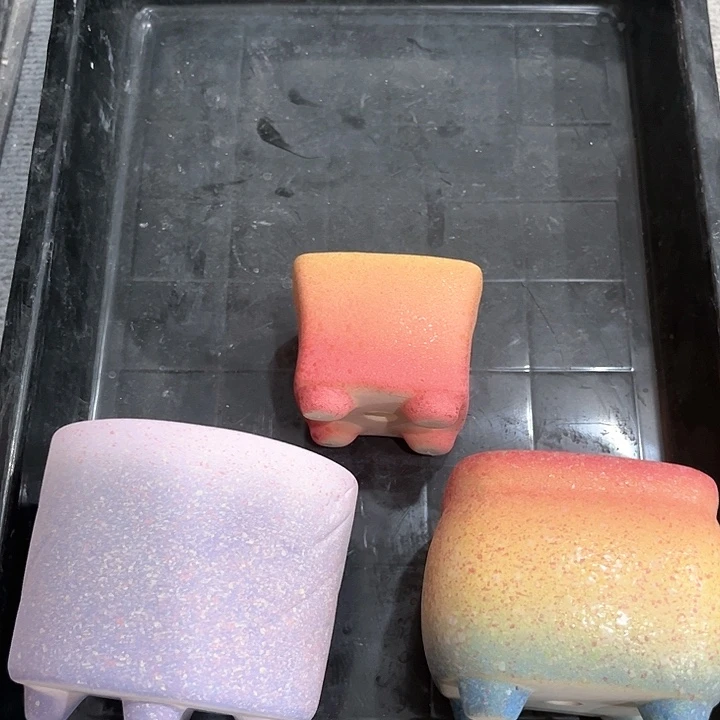 陶麦饭石多肉花盆不同器形