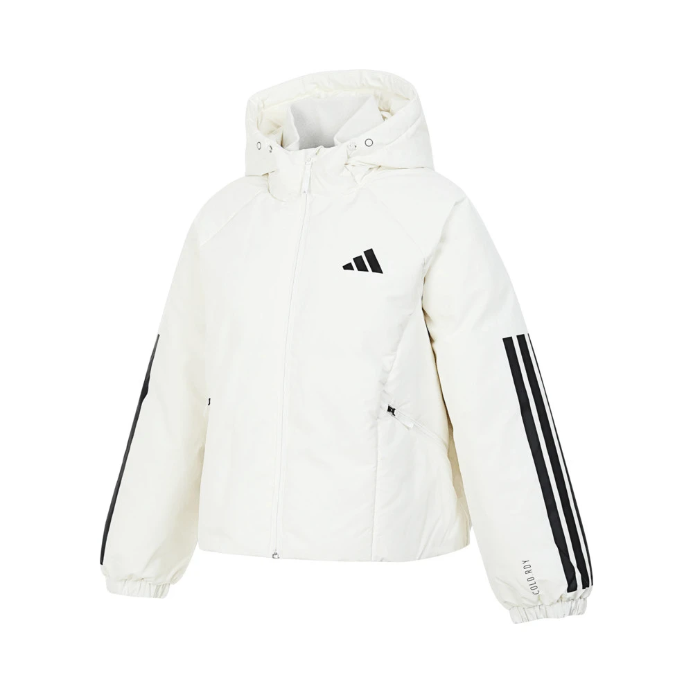 adidas/阿迪达斯女款羽绒服2024冬季新款运动短款鸭绒外套JG3865