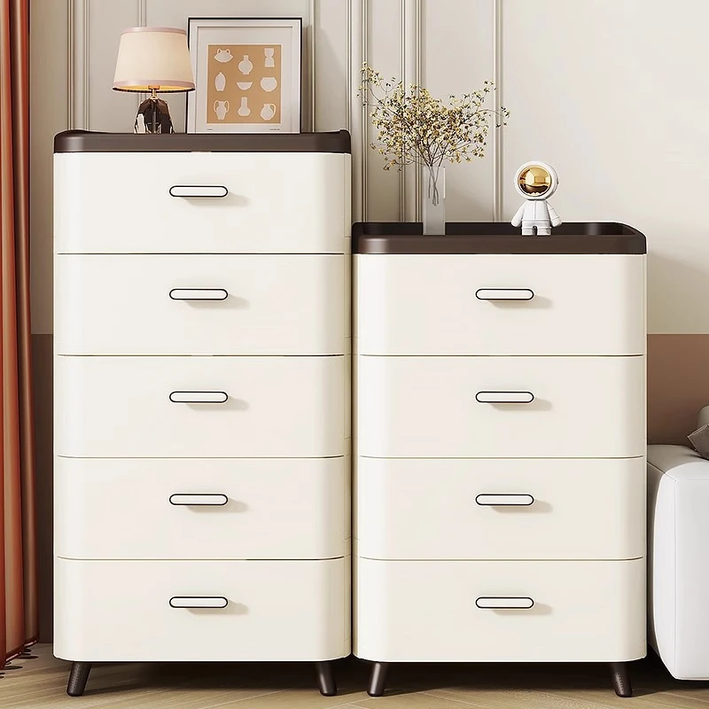 零食收纳柜小户型抽屉式家用客厅儿童玩具塑料多层衣物整理置物柜