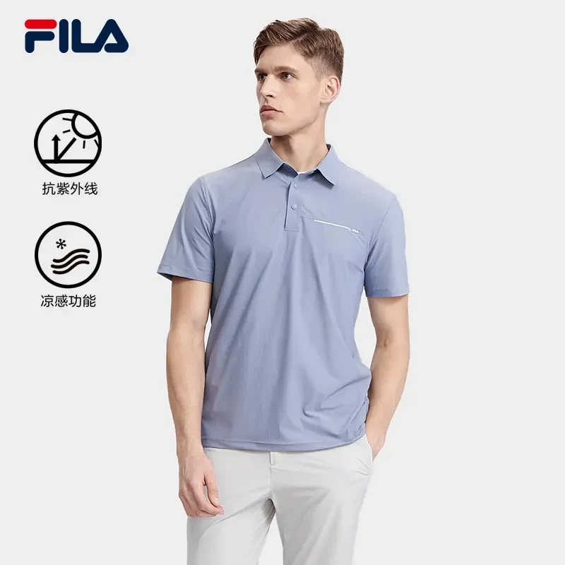 Fila/斐乐男士polo衫【抗紫外线凉感】夏季休闲商务短袖F51M427107A