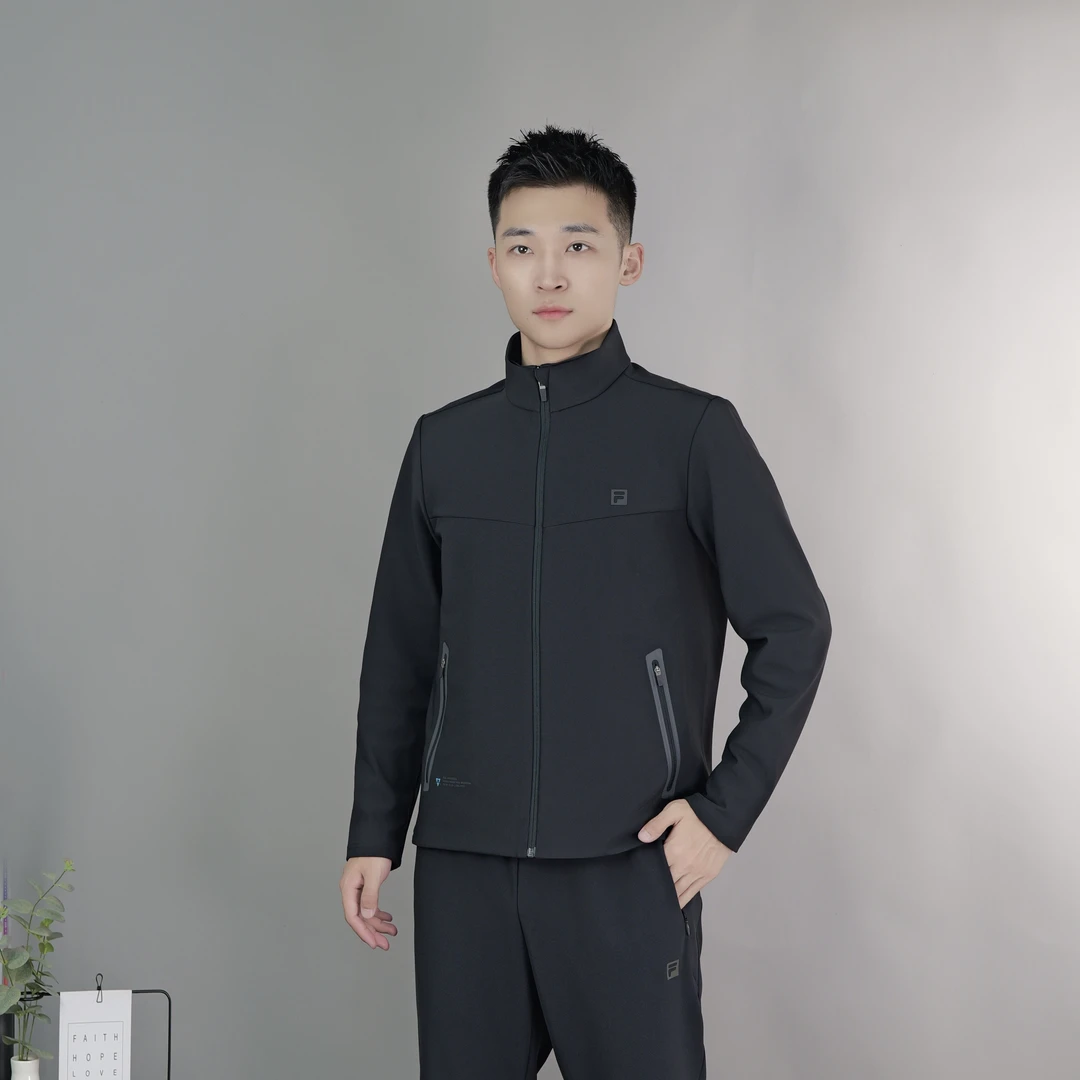 Fila/斐乐男子春秋【休闲上衣】立领长袖外套A11M441501F