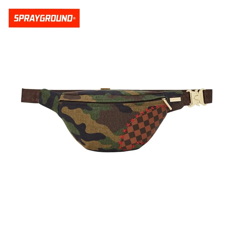 SPRAYGROUND鲨鱼嘴设计感腰包大容量斜挎包网红同款 XB W0825104