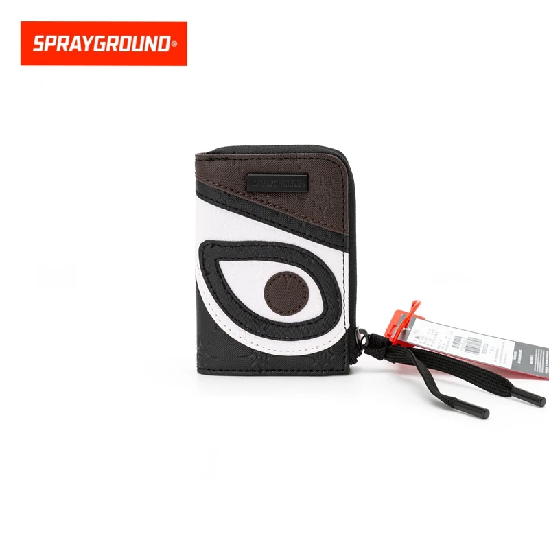 SPRAYGROUND 鲨鱼嘴经典黑白时尚休闲潮流新款零包XB W0736101