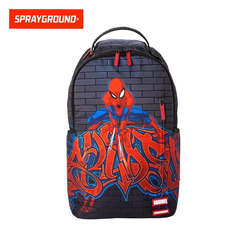 SPRAYGROUND 鲨鱼嘴双肩包动漫蜘蛛侠卡通XB W0635719