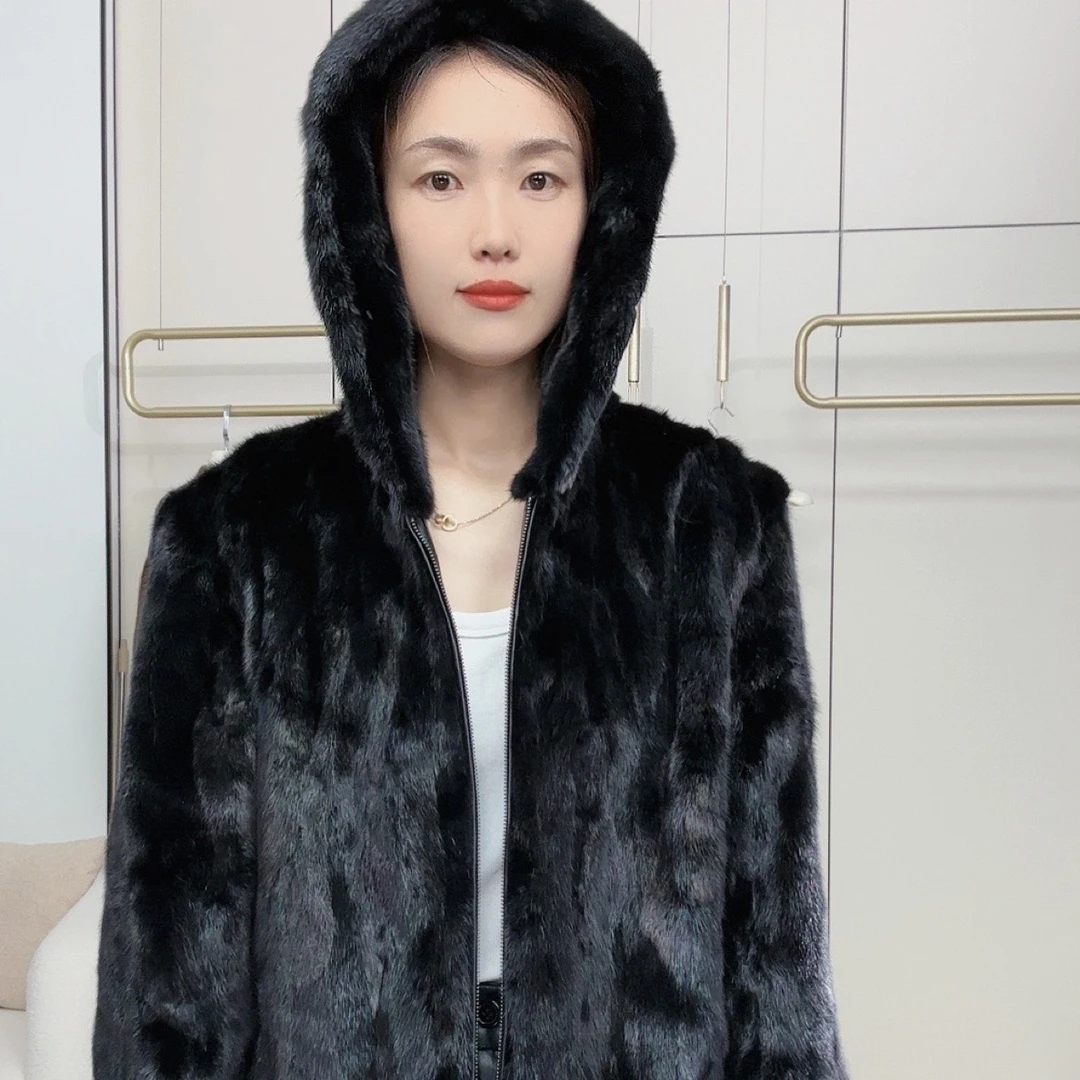 时尚设计潮牌大衣男装立领连帽