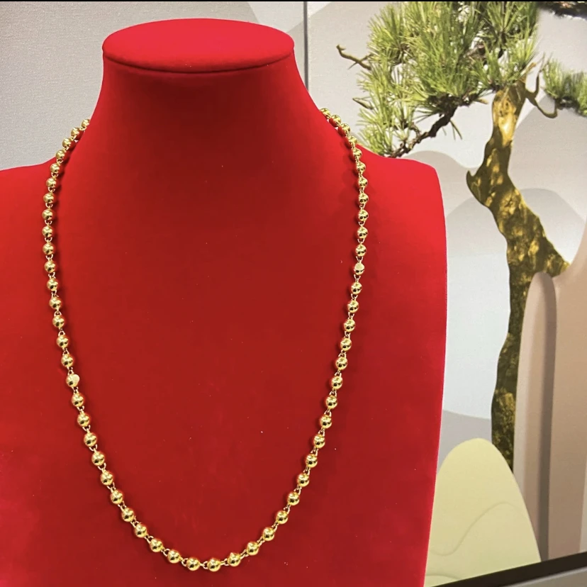 合金项链 （抖音好物）时尚霸气 光珠项链