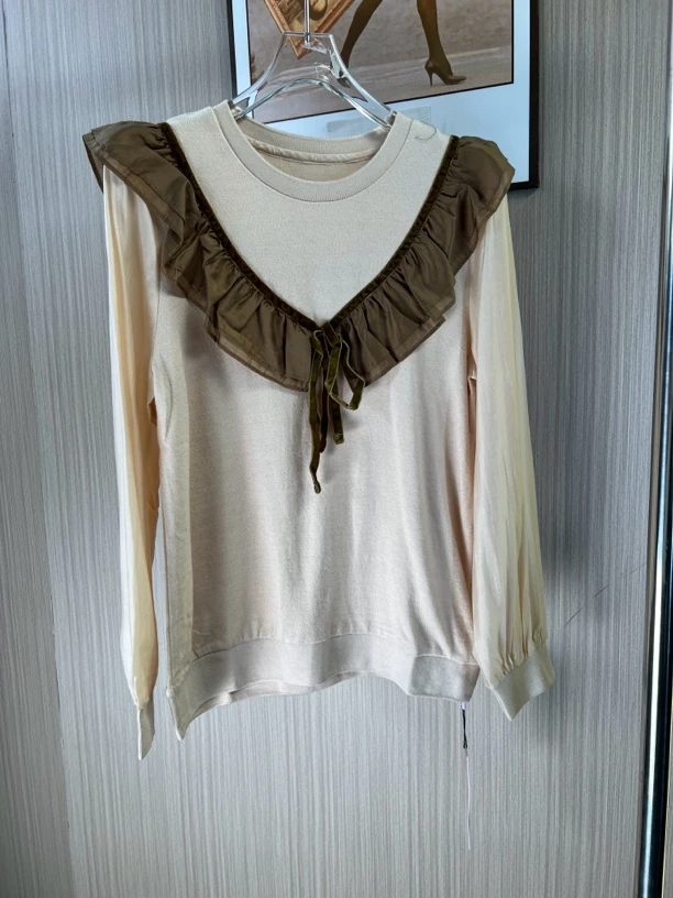 9102品牌撤柜女装az时尚设计款气质上衣羊毛针织衫打底衫