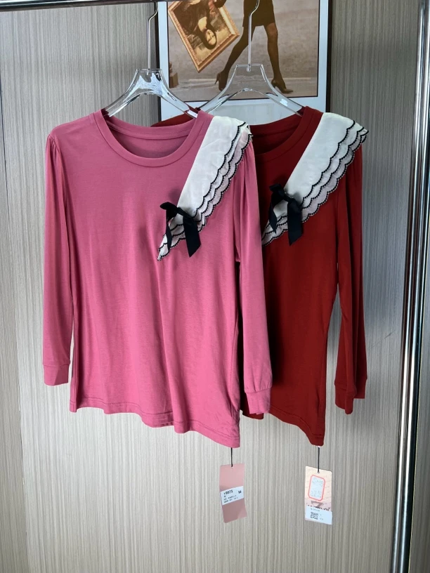 9075品牌撤柜休闲韩版纯色女装az时尚设计款气质上衣