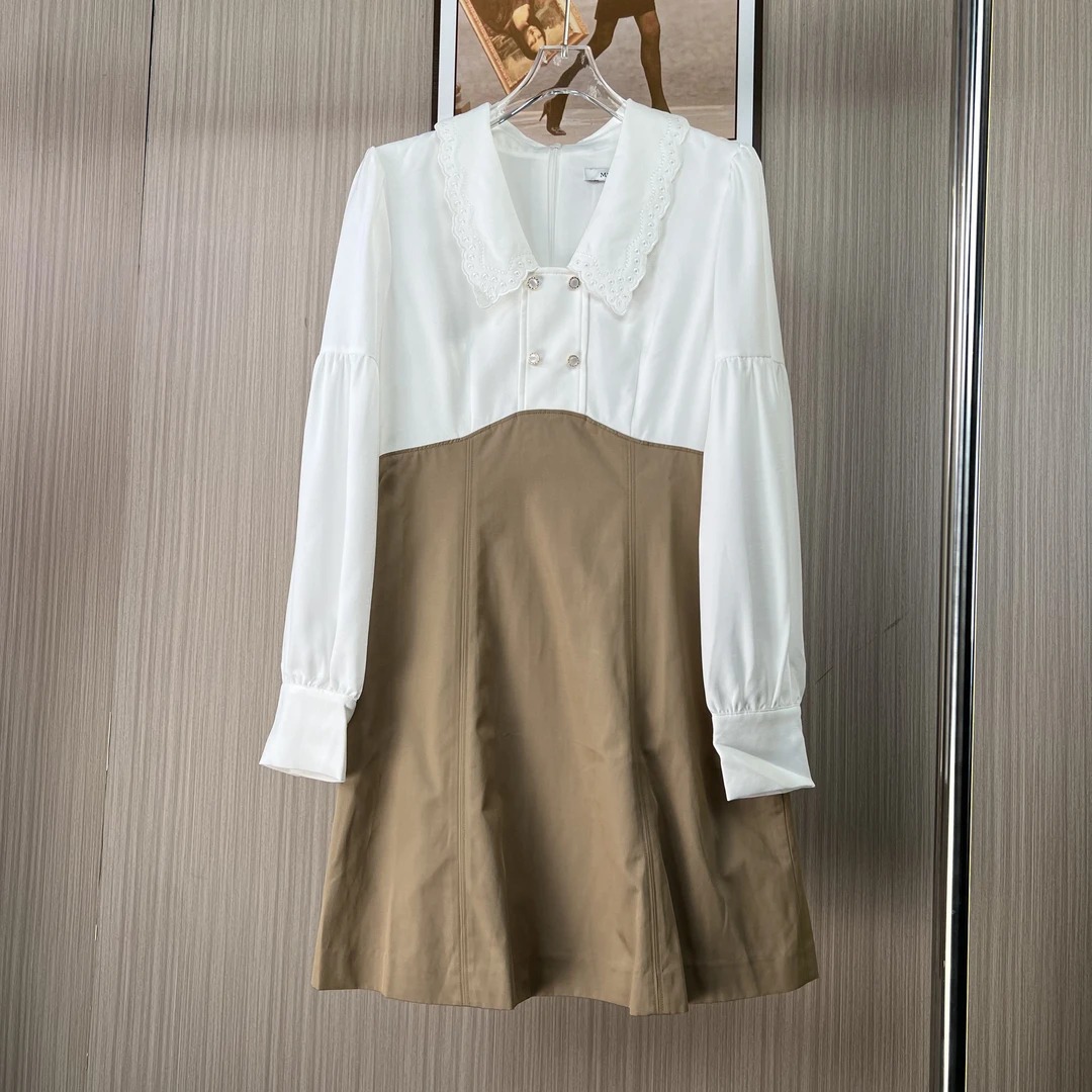 097品牌撤柜女装曼家时尚设计款气质连衣裙