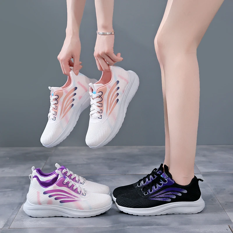 时尚运动鞋新款春夏秋季防滑软底网面鞋轻便舒适透气休闲鞋跑步鞋