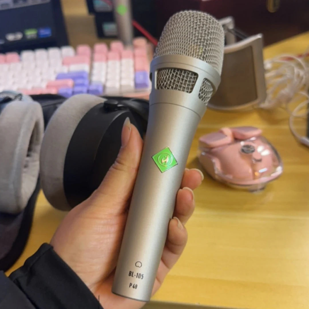 99新 幻声 未拆封幻声手持105电容 48v 麦克风 so8 外置声卡录音