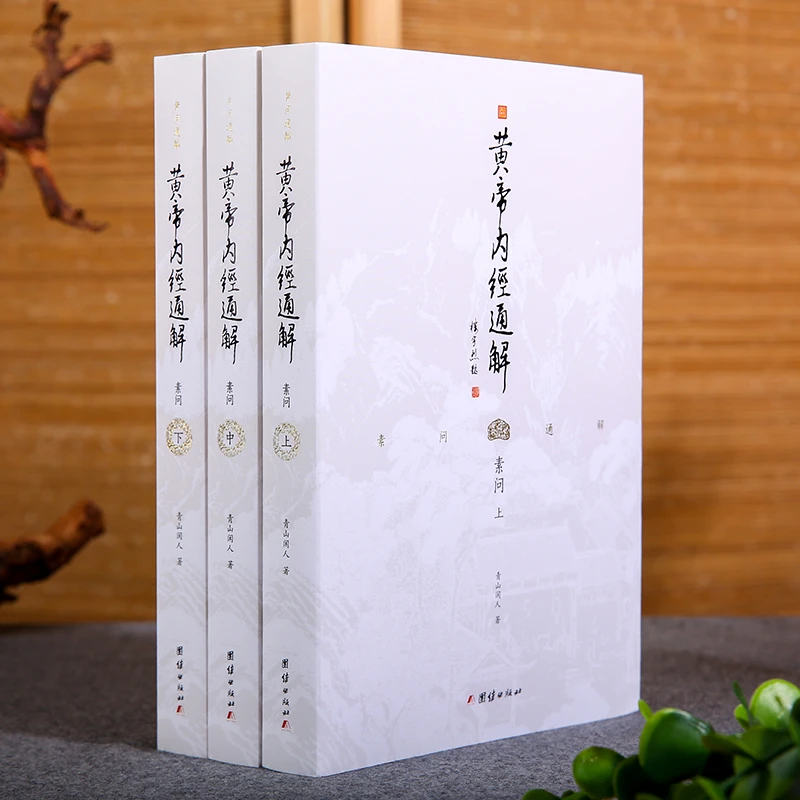 黄帝内经通解 全3册 原著无删 全注全译谦 中医古籍 中医养生书