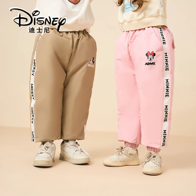 Disney/迪士尼XH儿童工装风羽绒裤男女童冬季加厚长裤XME4SK393