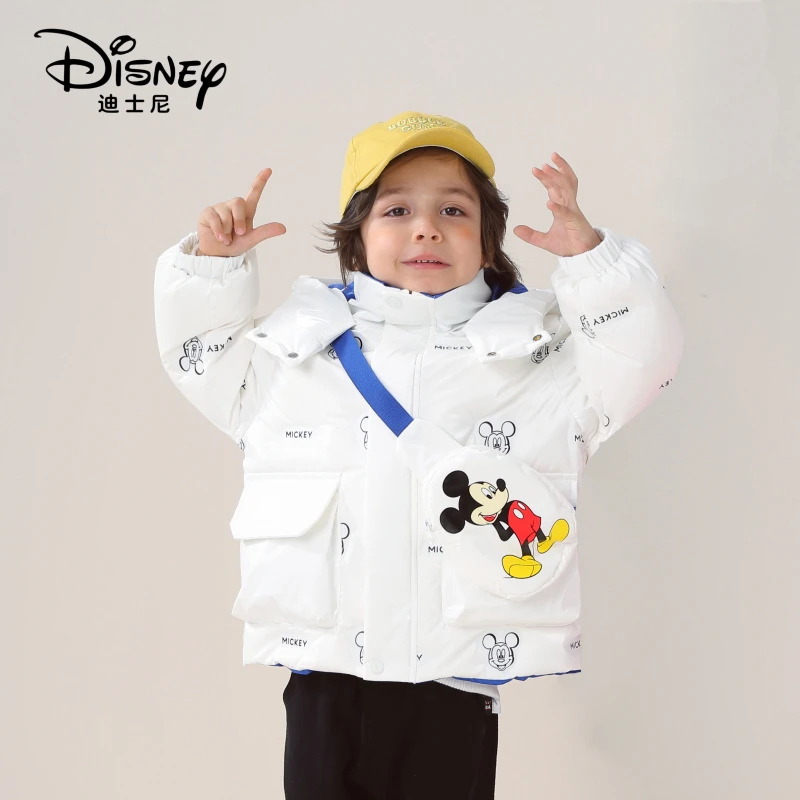 Disney/迪士尼儿童羽绒服男女童米奇印花外套XMW4SU052