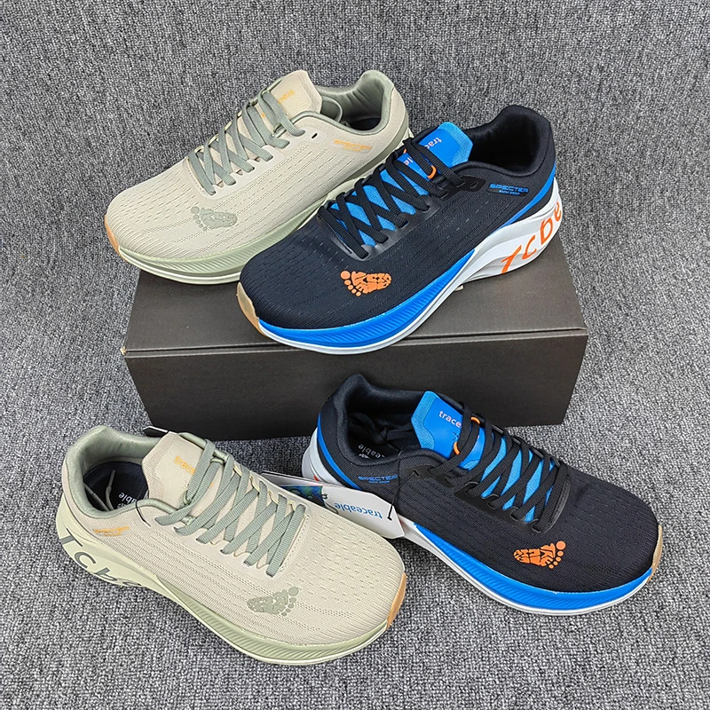 加拿大男士网面透气速干软底跑鞋防滑耐磨轻便减震休闲运动跑步鞋