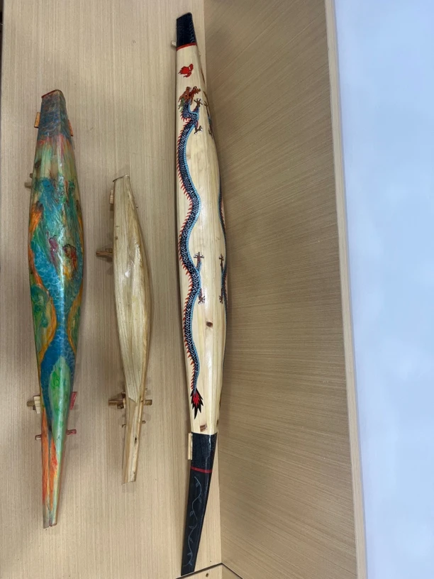 迷你传统小龙舟模型摆台样品