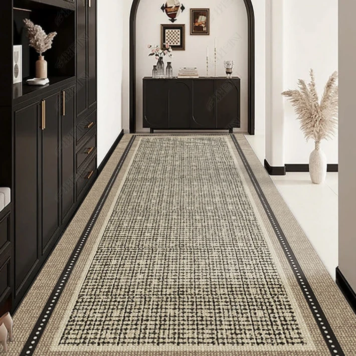 家用布纹长条免洗吸油防油硅藻泥桌垫吸水防滑耐高温地垫酒店轻奢