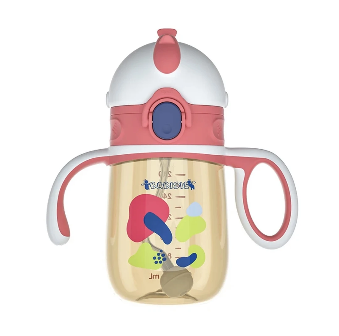 幼儿学饮杯宝宝吸管杯防漏防摔大容量直饮水杯