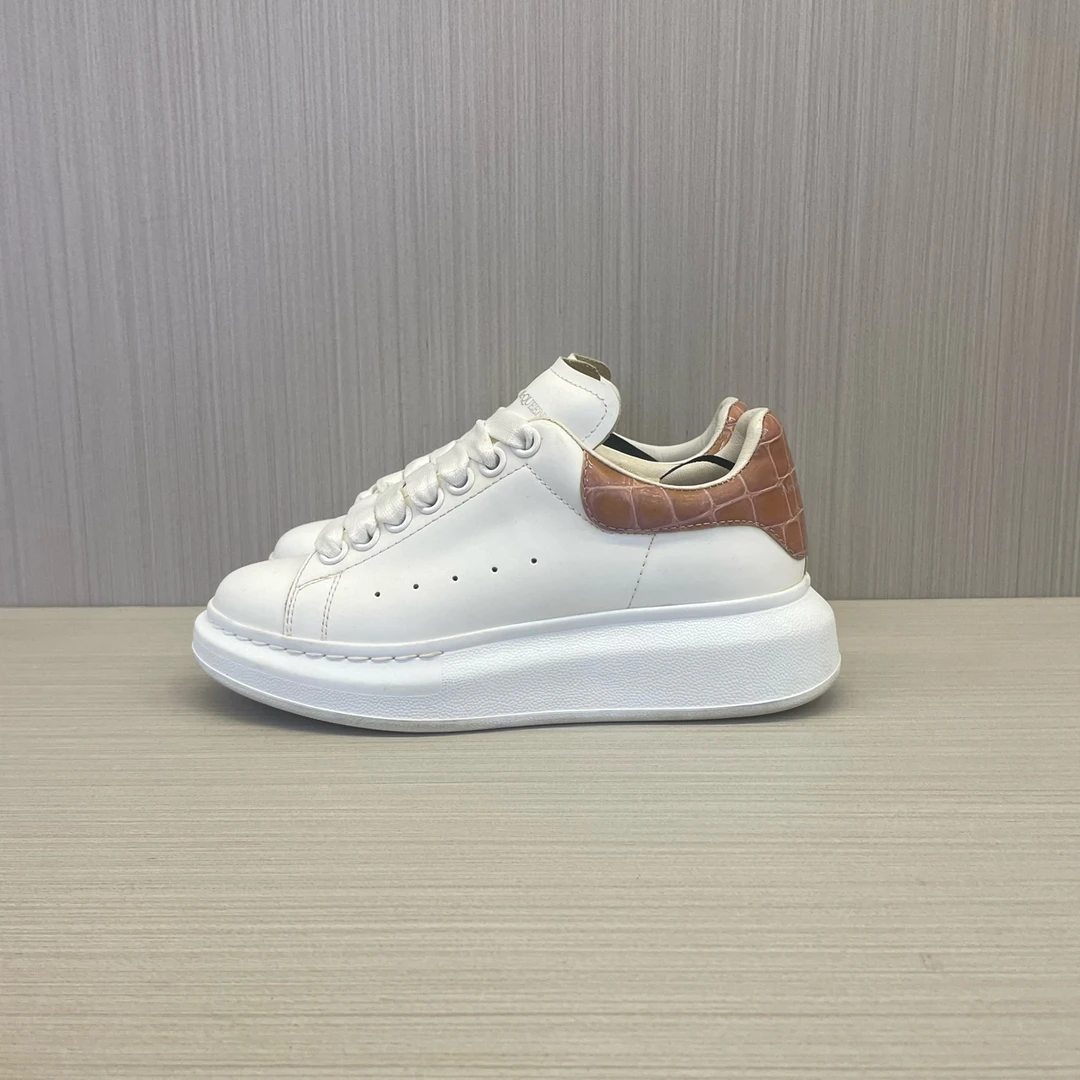 34.5码 McQueen/麦昆 皮面棕尾麦昆鞋 95新 re7924